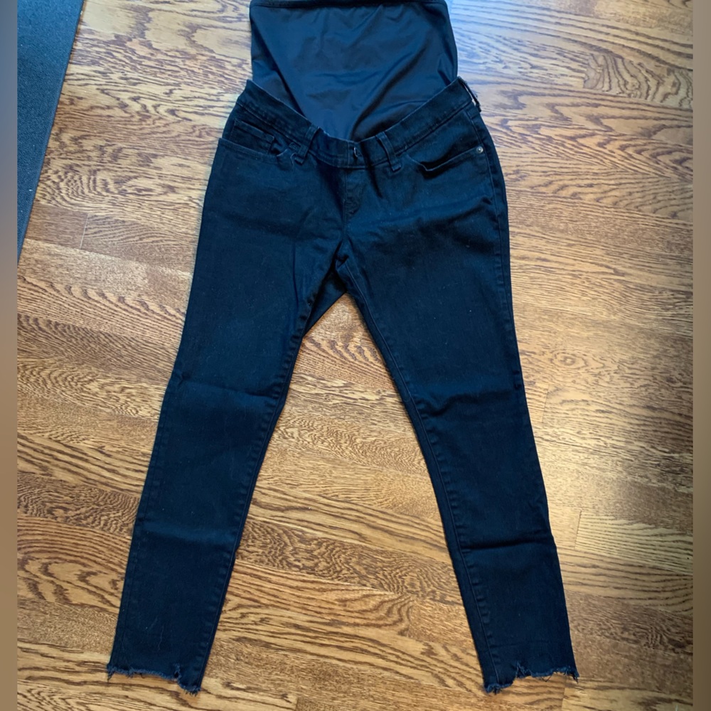 Black maternity jeans